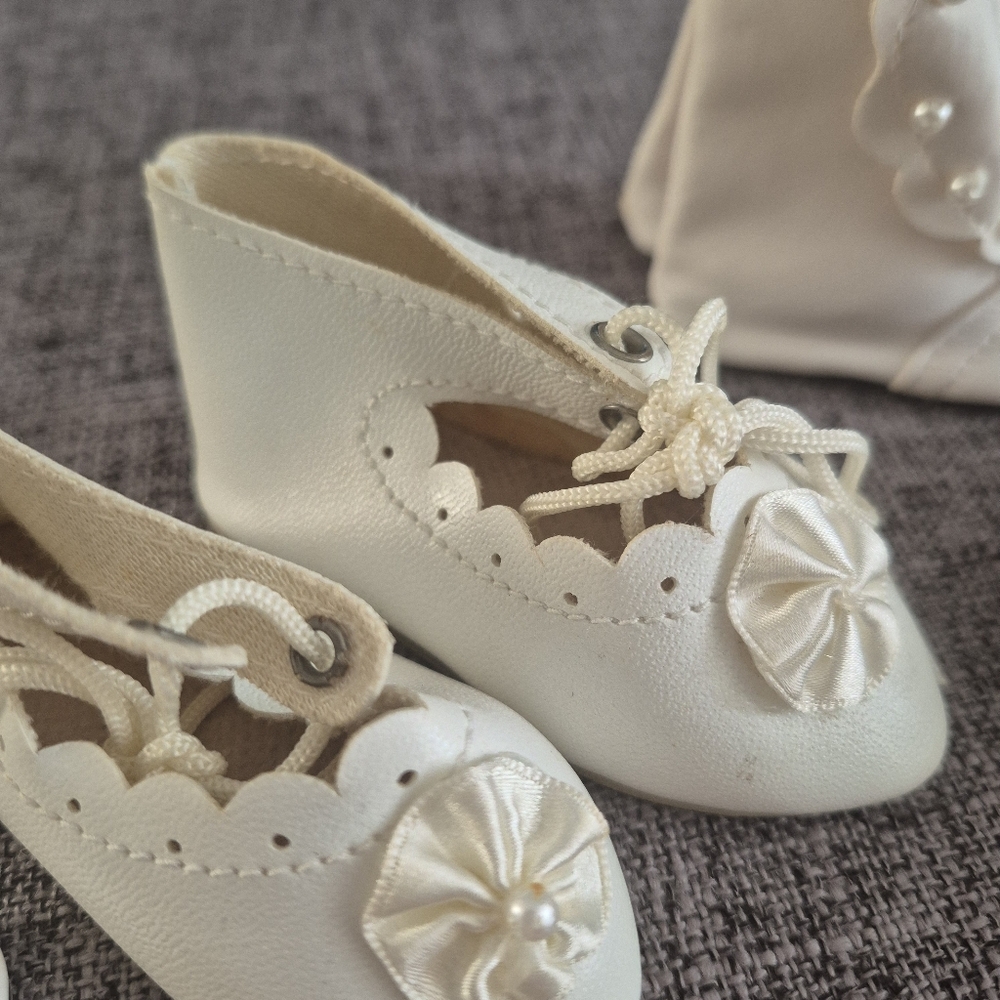 Vintage Doll Boots And Shoes Set Of 6 - Picture 2 of 5